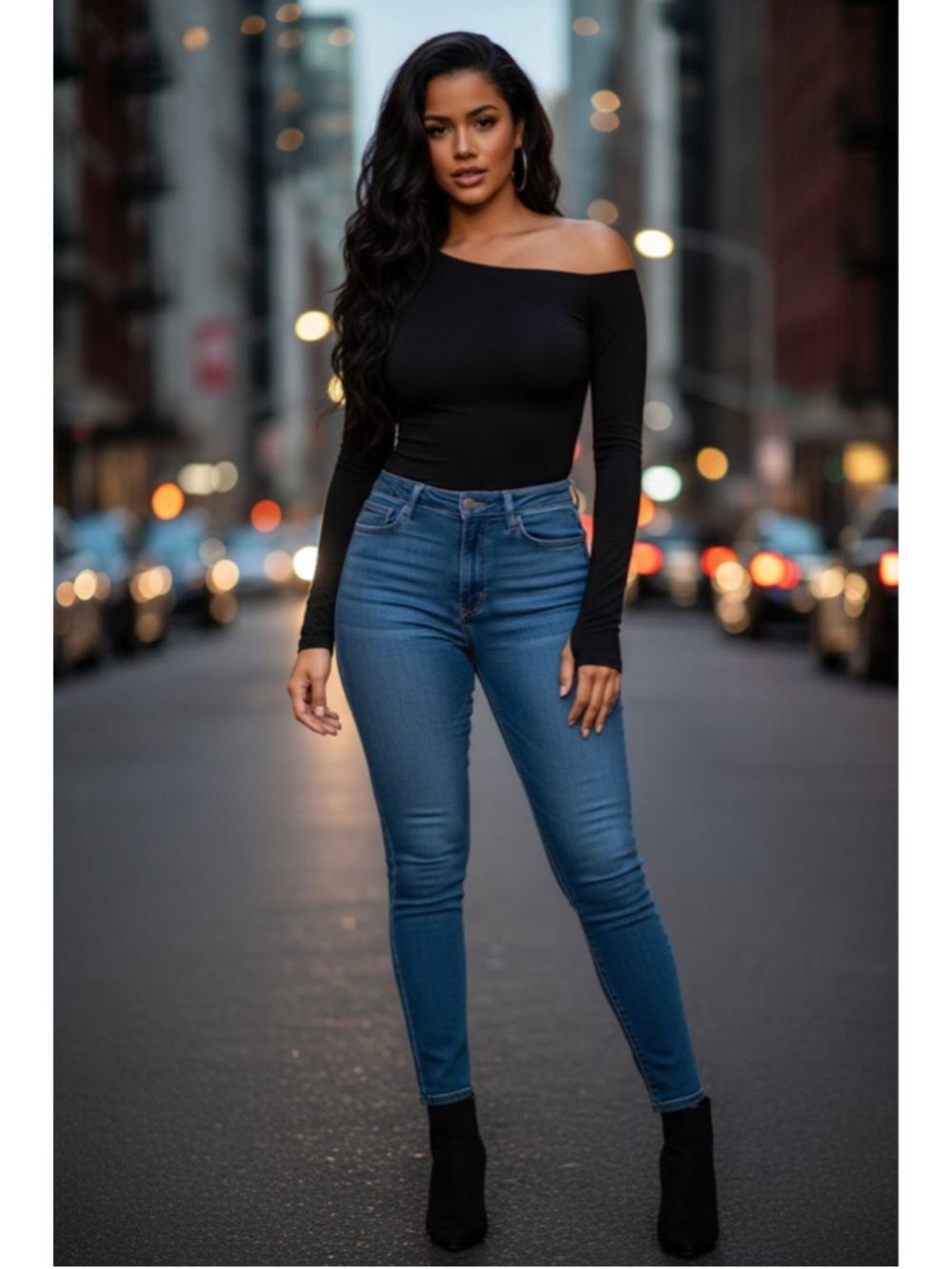 TA3| Shapey One Shoulder Top| Black| M | NWT| $128 retail